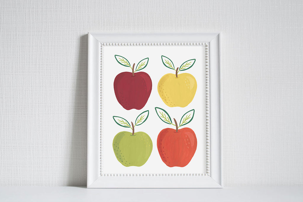 Apples - Modern Farm Garden Art Print – LoveLight Paper