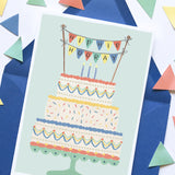 Hip Hip Hooray (Cake) - Birthday Card