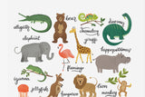 Animal Alphabet Chart - Art Print