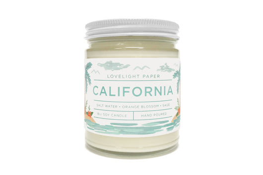 California - Scented Soy Candle