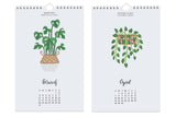 House Plants - Mini Calendar 2024