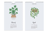 House Plants - Mini Calendar 2026