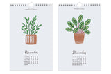 House Plants - Mini Calendar 2026