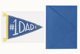 Pennant Flag #1 Dad - Card