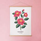 Alabama Camellia - State Flower Art Print