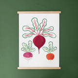 Root Vegetables - Modern Farm Garden Art Print