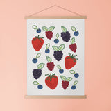 Berries - Modern Farm Garden Art Print
