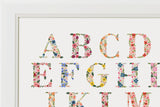 Bloom Alphabet Chart - Art Print
