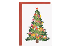 Bloom Christmas Tree - Christmas Card