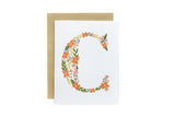 Bloom Monogram Cards