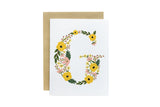 Bloom Monogram Cards