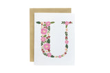 Bloom Monogram Cards