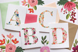 Bloom Monogram Cards