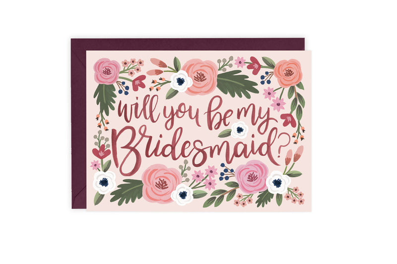 bridesmaid card ideas