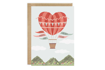 Heart Air Balloon Card (You Make My Heart Soar)