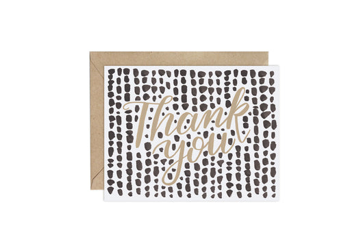 Mini Dots (Pattern Party)- Thank You Card