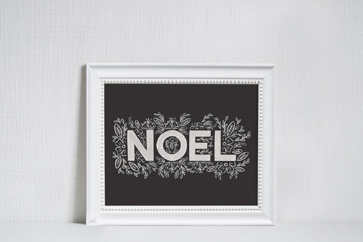 Noel - Christmas Art Print