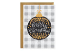 Plaid Ornament - Christmas Card