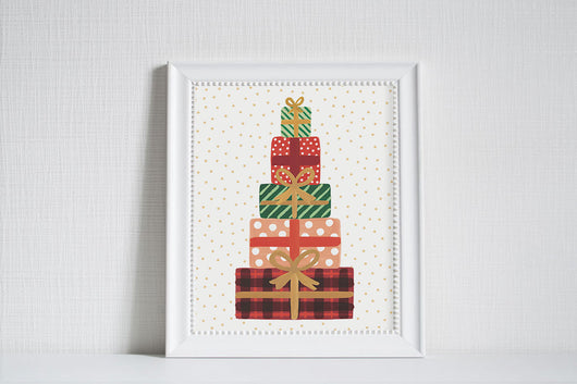 Presents - Christmas Art Print