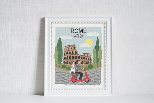 Rome (City Love) - Art Print