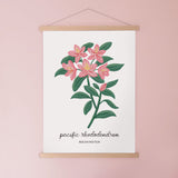 Washington Pacific Rhododendron - State Flower Art Print