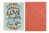 Love Laughter - Wedding + Engagement Card