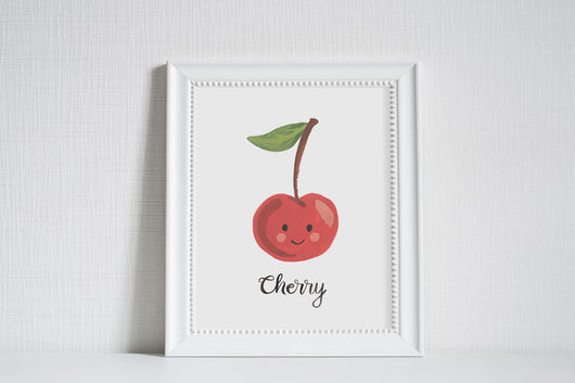 Cherry Face - Art Print (8x10)