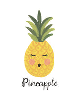 Pineapple Face - Art Print (8x10)