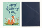 Foxy - Birthday Card